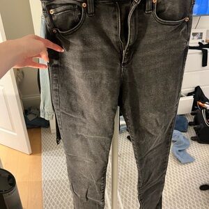 Garage Charcoal Super Skinny Denim